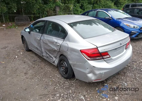 2014 Honda Civic Lx from USA, damaged, VIN 19XFB2F50EE266538